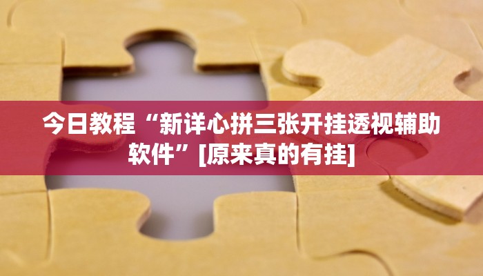 今日教程“新详心拼三张开挂透视辅助软件”[原来真的有挂]