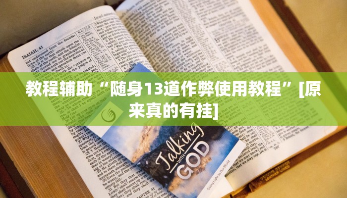 教程辅助“随身13道作弊使用教程”[原来真的有挂]