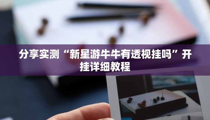 辅助神器“wepoker作弊软件透视”(详细开挂教程)