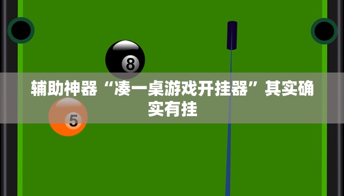 辅助神器“凑一桌游戏开挂器”其实确实有挂