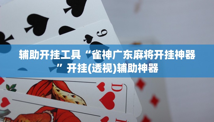 辅助开挂工具“雀神广东麻将开挂神器”开挂(透视)辅助神器