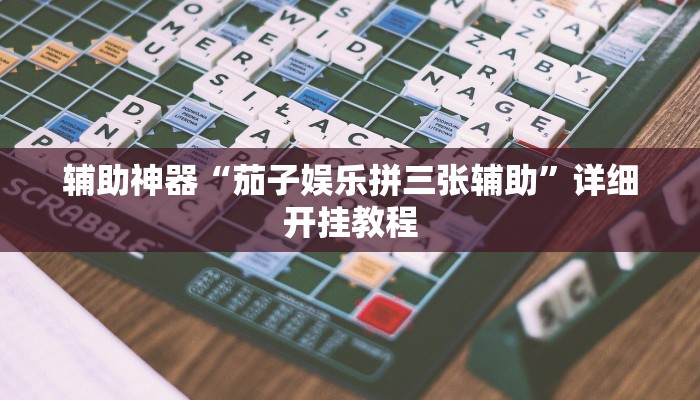 辅助神器“茄子娱乐拼三张辅助”详细开挂教程