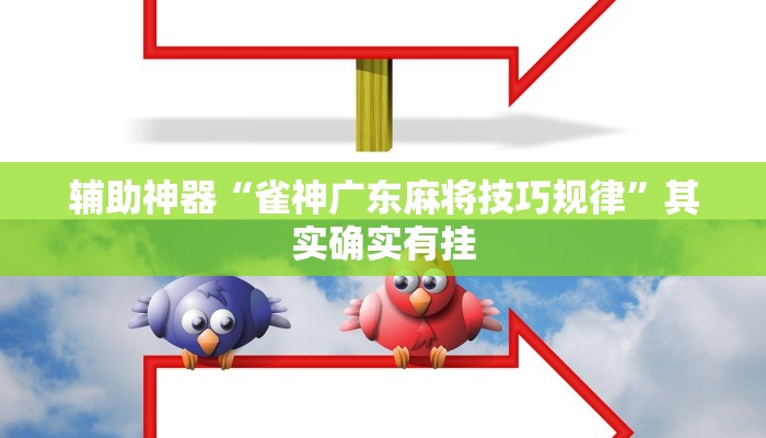 辅助神器“雀神广东麻将技巧规律”其实确实有挂