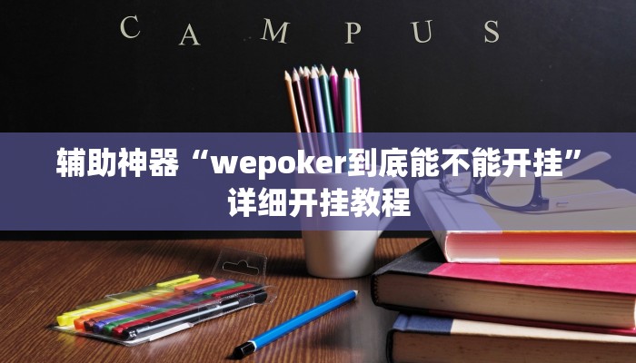 辅助神器“wepoker到底能不能开挂”详细开挂教程