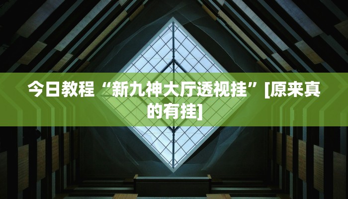辅助神器“神皇大厅到底可以开挂吗”详细开挂教程
