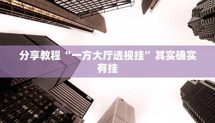 辅助开挂工具“新星游开挂透视辅助软件”其实确实有挂