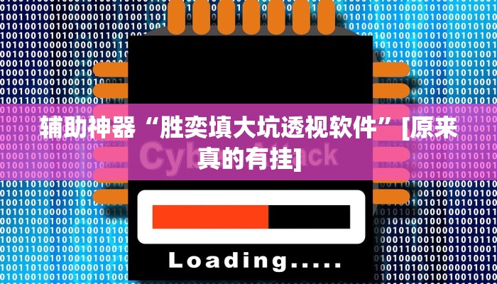 辅助神器“胜奕填大坑透视软件”[原来真的有挂]