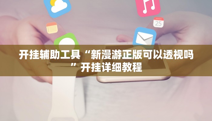 开挂辅助工具“新漫游正版可以透视吗”开挂详细教程