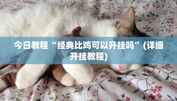 今日教程“经典比鸡可以开挂吗”(详细开挂教程)