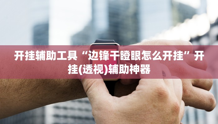 开挂辅助工具“边锋干瞪眼怎么开挂”开挂(透视)辅助神器