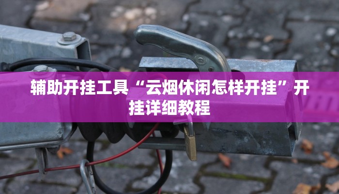 辅助开挂工具“云烟休闲怎样开挂”开挂详细教程