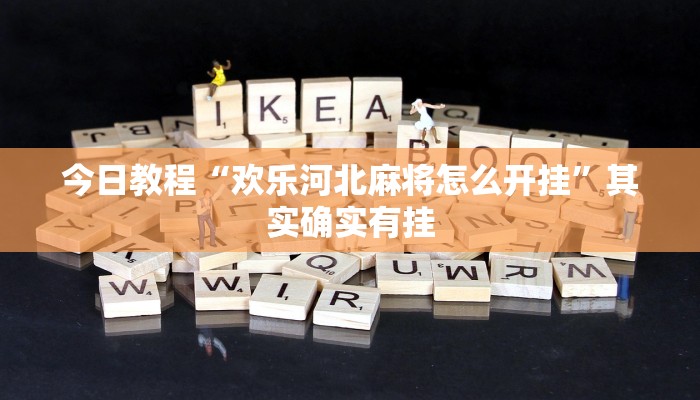 今日教程“欢乐河北麻将怎么开挂”其实确实有挂