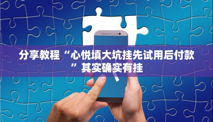 分享教程“心悦填大坑挂先试用后付款”其实确实有挂