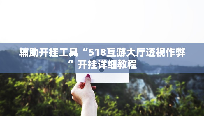 辅助开挂工具“518互游大厅透视作弊”开挂详细教程