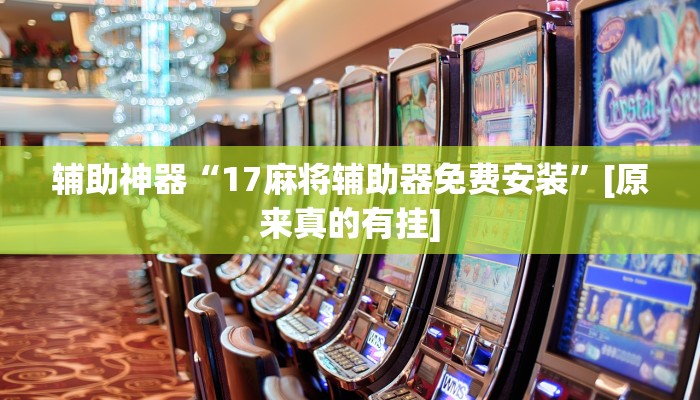 辅助神器“17麻将辅助器免费安装”[原来真的有挂]