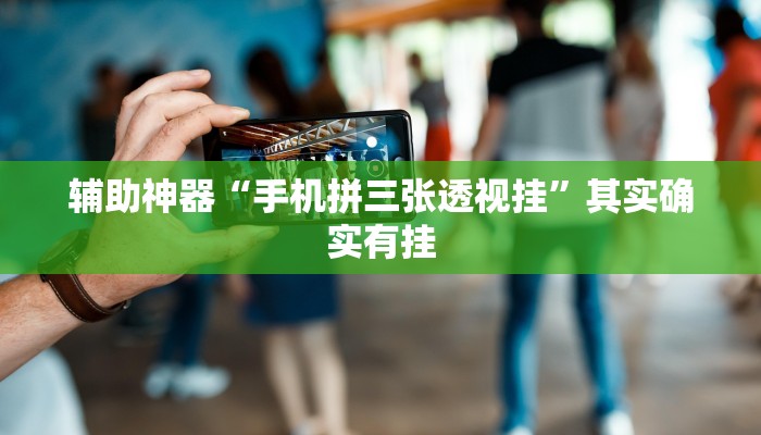 辅助神器“手机拼三张透视挂”其实确实有挂