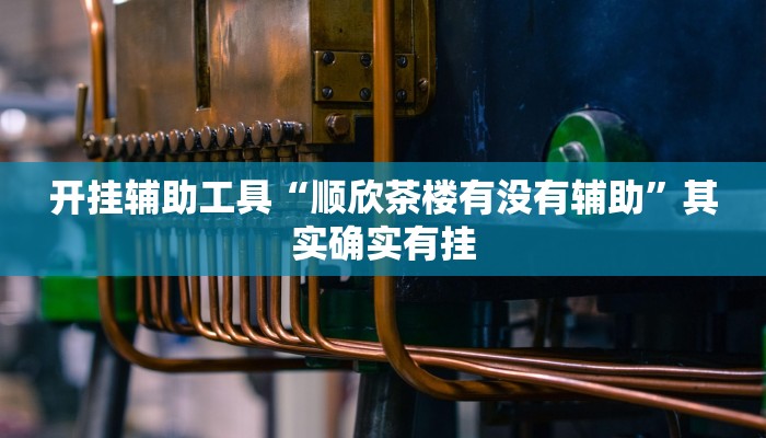 开挂辅助工具“顺欣茶楼有没有辅助”其实确实有挂