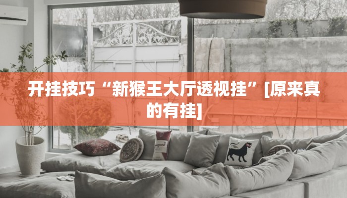 开挂技巧“新猴王大厅透视挂”[原来真的有挂]