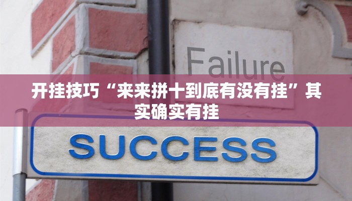 开挂技巧“来来拼十到底有没有挂”其实确实有挂