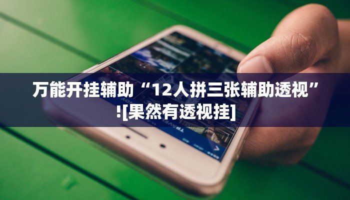 万能开挂辅助“12人拼三张辅助透视”![果然有透视挂]