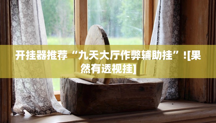 开挂器推荐“九天大厅作弊辅助挂”![果然有透视挂]