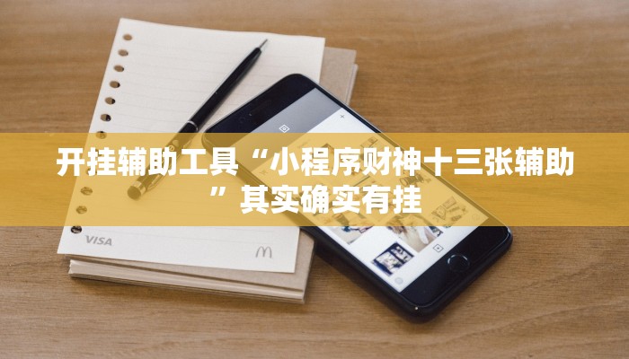 开挂辅助工具“小程序财神十三张辅助”其实确实有挂