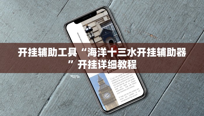 开挂辅助工具“海洋十三水开挂辅助器”开挂详细教程