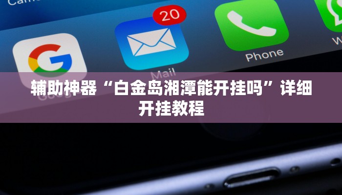 辅助神器“白金岛湘潭能开挂吗”详细开挂教程