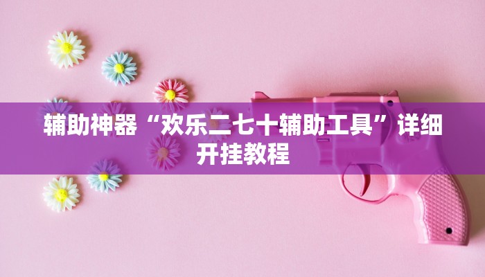辅助神器“欢乐二七十辅助工具”详细开挂教程