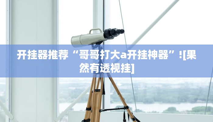 开挂器推荐“哥哥打大a开挂神器”![果然有透视挂]