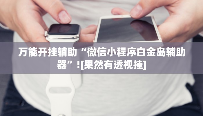万能开挂辅助“微信小程序白金岛辅助器”![果然有透视挂]