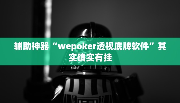 辅助神器“wepoker透视底牌软件”其实确实有挂