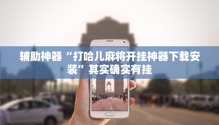 辅助神器“打哈儿麻将开挂神器下载安装”其实确实有挂