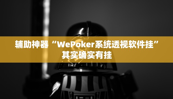 辅助神器“WePoker系统透视软件挂”其实确实有挂