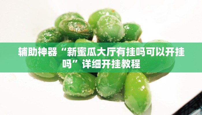 辅助神器“新蜜瓜大厅有挂吗可以开挂吗”详细开挂教程