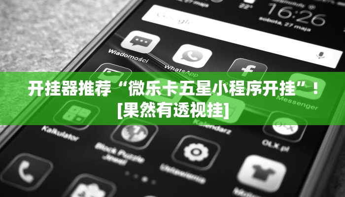 开挂器推荐“微乐卡五星小程序开挂”![果然有透视挂]