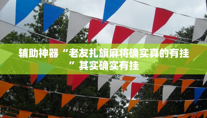 辅助神器“老友扎旗麻将确实真的有挂”其实确实有挂