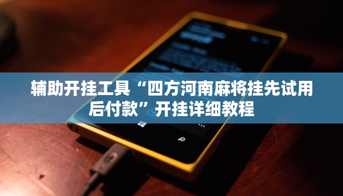 辅助开挂工具“四方河南麻将挂先试用后付款”开挂详细教程