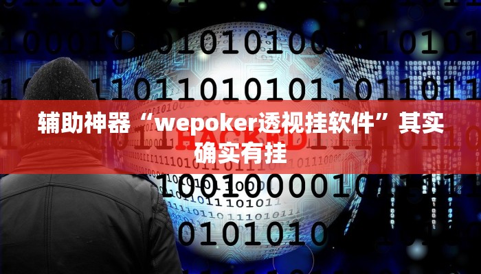 辅助神器“wepoker透视挂软件”其实确实有挂