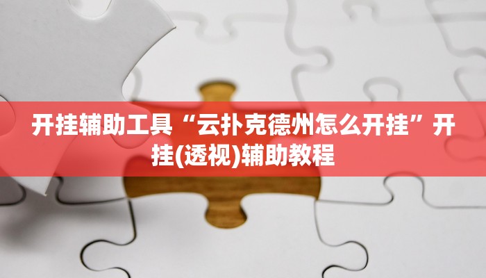开挂辅助工具“闲逸游戏开挂神器”开挂(透视)辅助教程