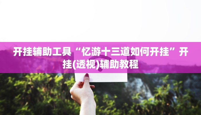 辅助神器“微乐广东麻将开挂神器下载”详细教程辅助工具