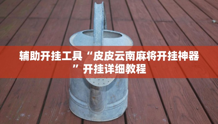 辅助开挂工具“皮皮云南麻将开挂神器”开挂详细教程