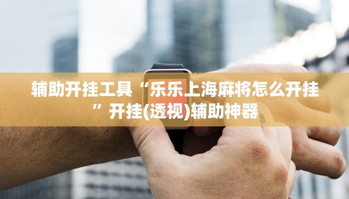 辅助开挂工具“乐乐上海麻将怎么开挂”开挂(透视)辅助神器