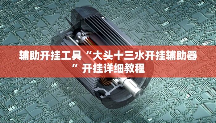 辅助开挂工具“大头十三水开挂辅助器”开挂详细教程