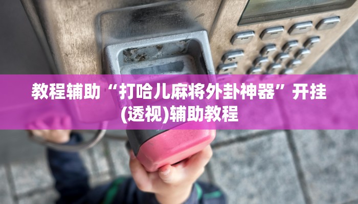 教程辅助“打哈儿麻将外卦神器”开挂(透视)辅助教程