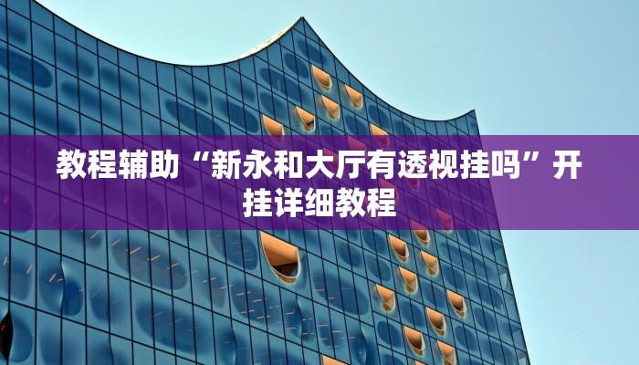 教程辅助“新永和大厅有透视挂吗”开挂详细教程