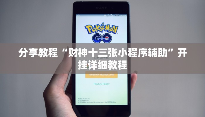 分享教程“财神十三张小程序辅助”开挂详细教程