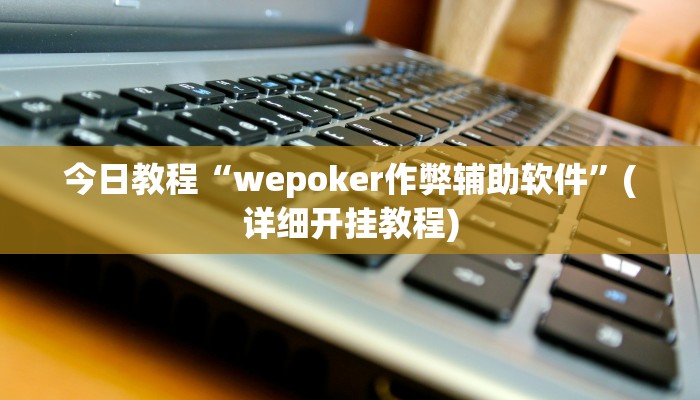 今日教程“wepoker作弊辅助软件”(详细开挂教程)