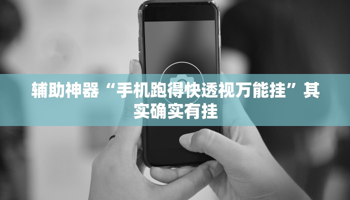 辅助神器“手机跑得快透视万能挂”其实确实有挂