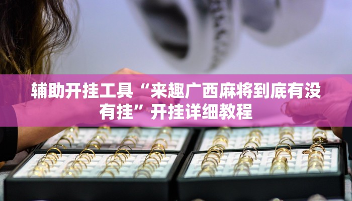 辅助开挂工具“来趣广西麻将到底有没有挂”开挂详细教程